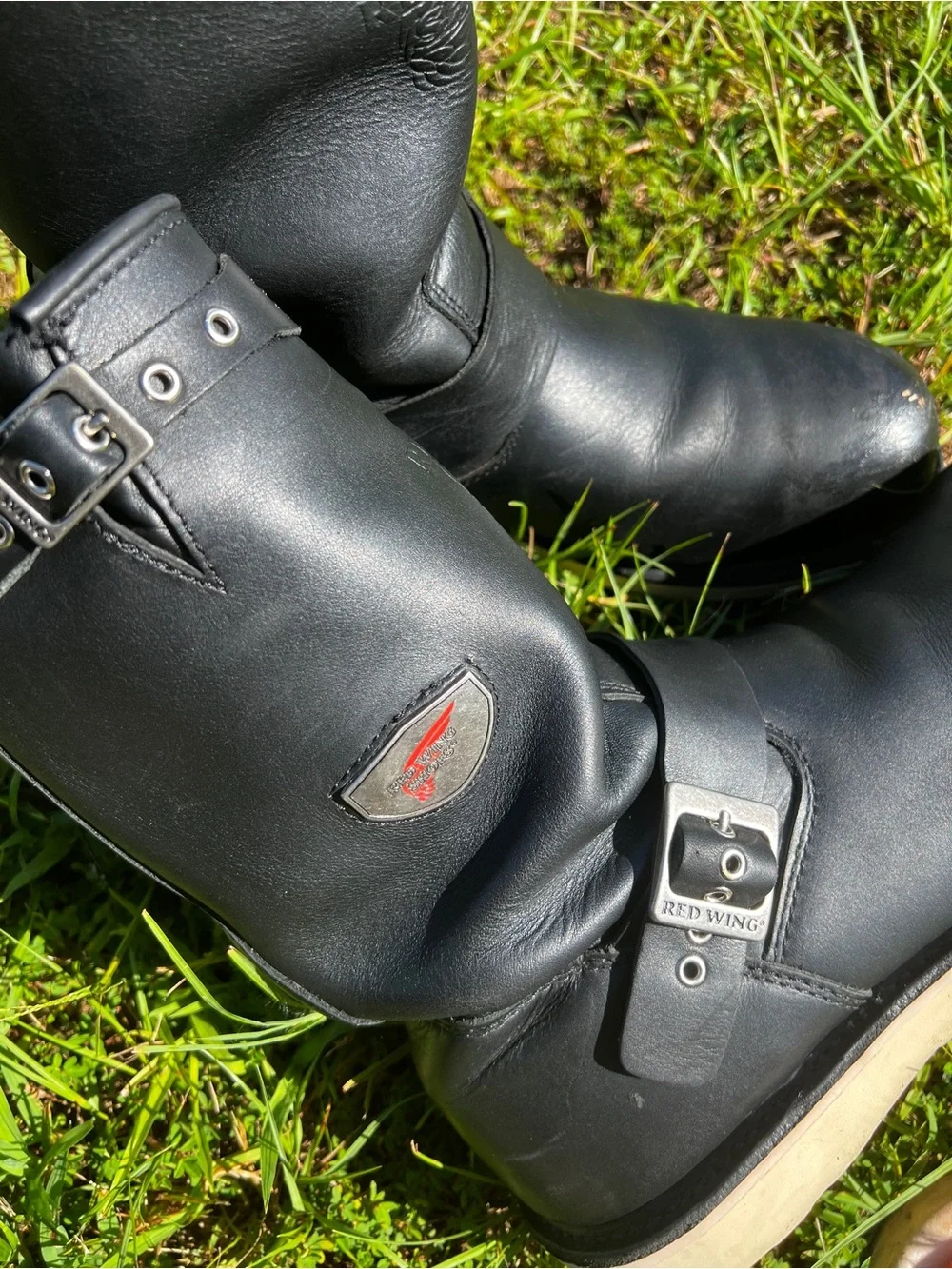 RARE Red Wing 988 size 11 Mens RESOLED Wedge Motorcycle Boots